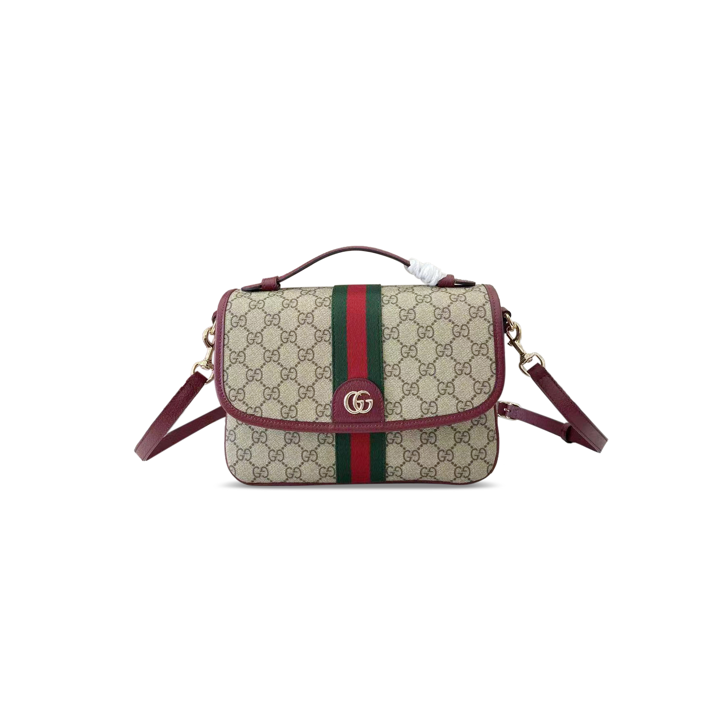 GUCCI OPHIDIA MEDIUM TOP HANDLE BAG 836842 (24*17.5*11.5cm)